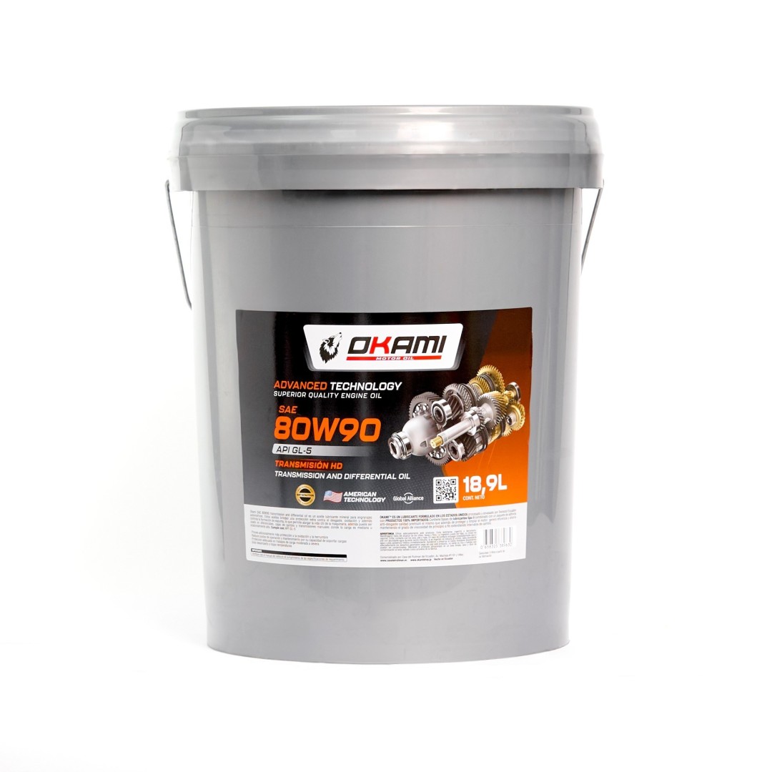 TRANSMISIONES MANUALES Y DIFERENCIALES ACEITE SAE 80W90 GL-5 5GL