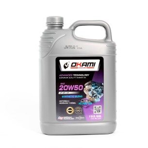 MOTORES GASOLINA ACEITE SAE 20W50 SEMI-SINTETI SB/SP/CF 1GL