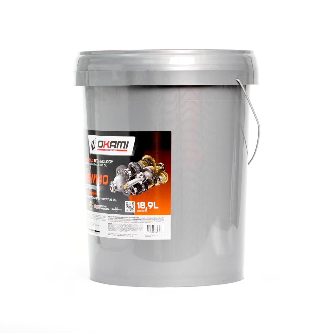 TRANSMISIONES MANUALES Y DIFERENCIALES ACEITE SAE 85W140 GL-5 5GL