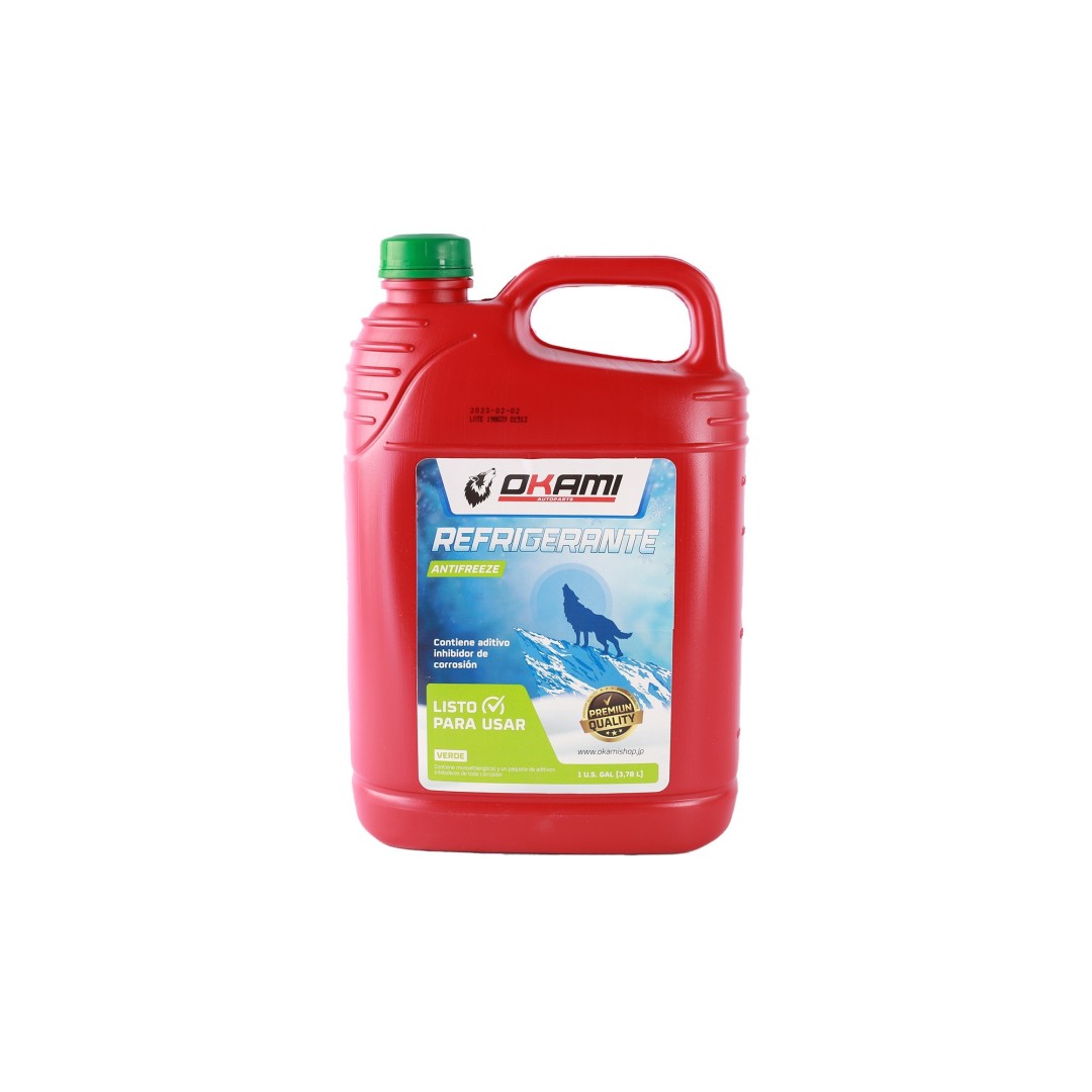 REFRIGERANTE Y ANTICONGELANTE COOLANT 2.5 VERDE 1GL