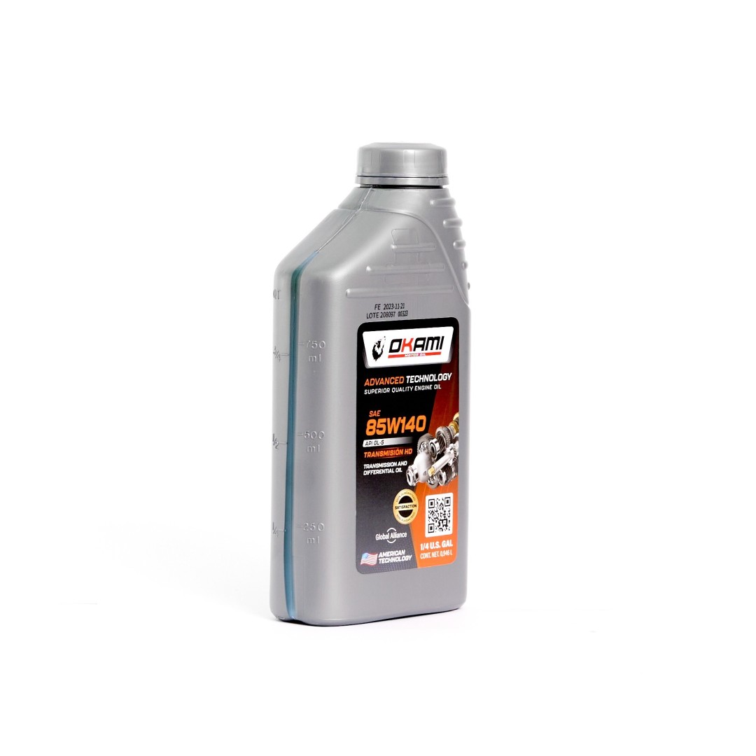 TRANSMISIONES MANUALES Y DIFERENCIALES ACEITE SAE 85W140 GL-5 1LT