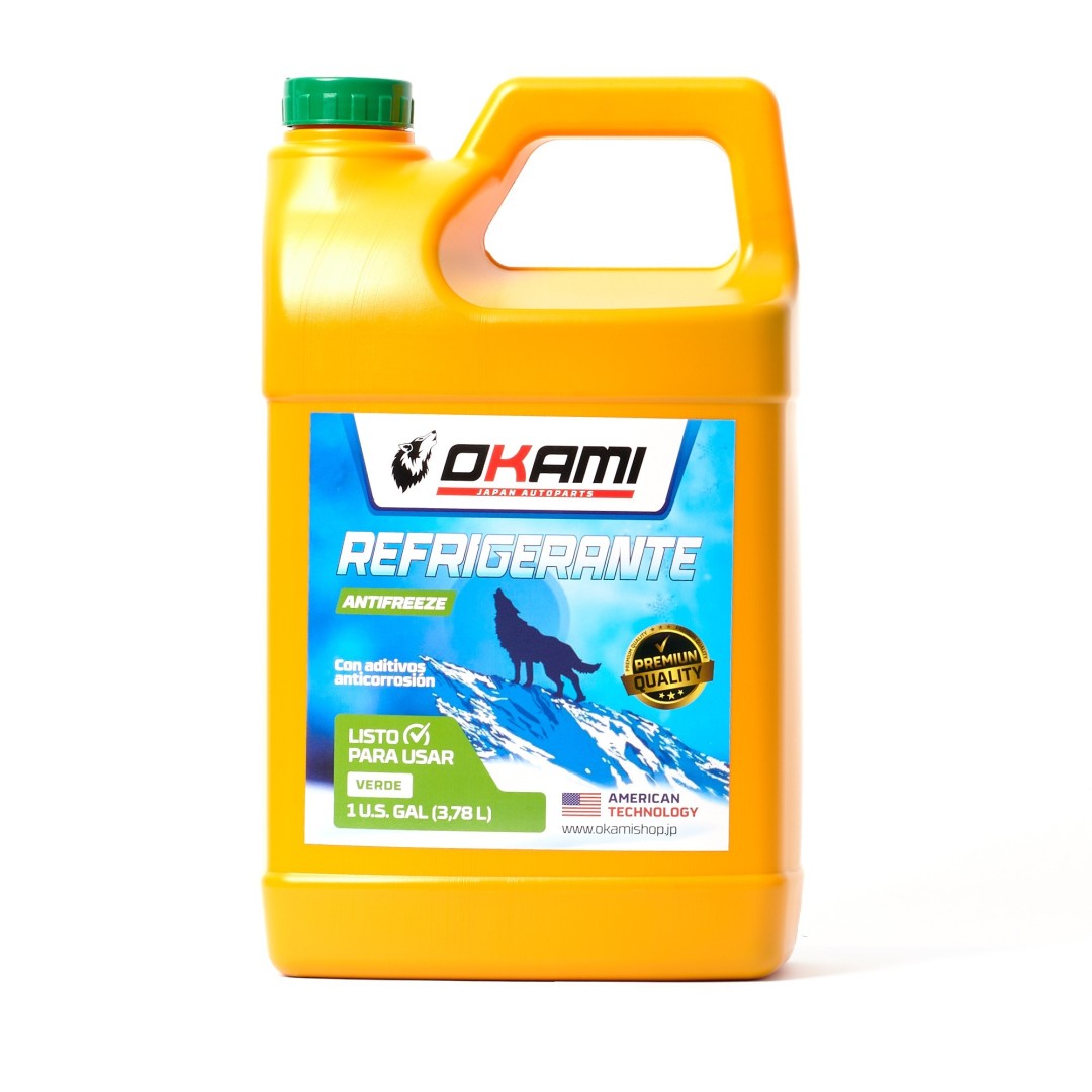 REFRIGERANTE Y ANTICONGELANTE REFRIGERANTE VERDE 1GL