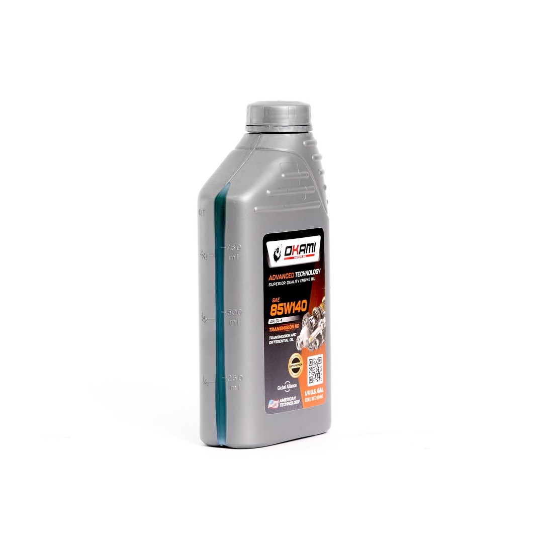 TRANSMISIONES MANUALES Y DIFERENCIALES ACEITE SAE 85W140 GL-4 1LT