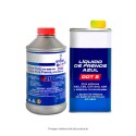 DOT3 AZUL 1/4 GAL (1L) ENVASE PLASTICO LIQUIDO DE FRENO
